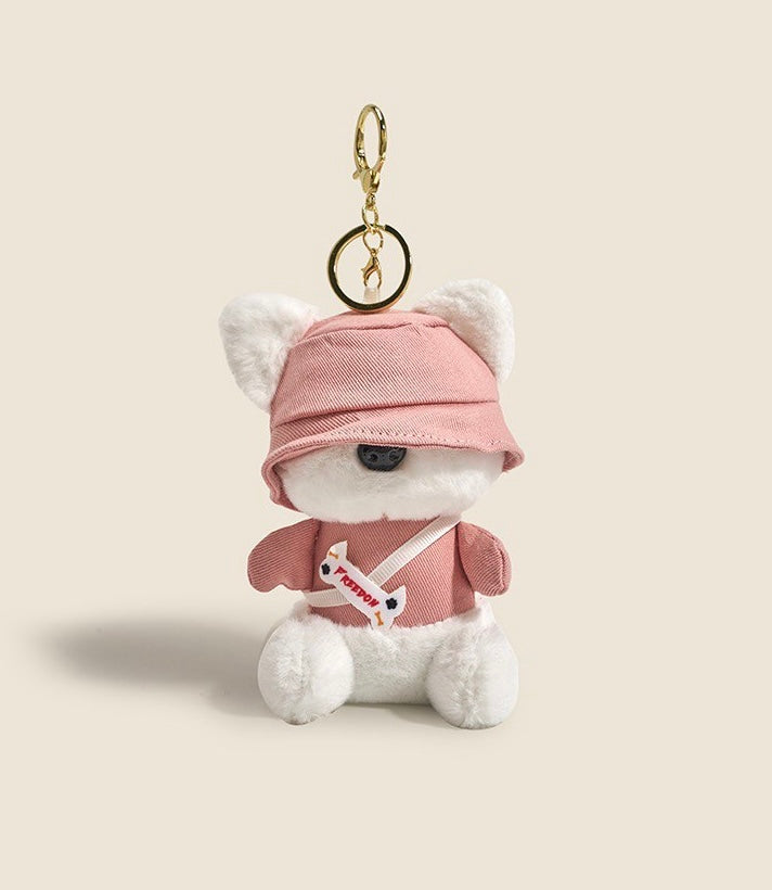 Keychain soft bear pink