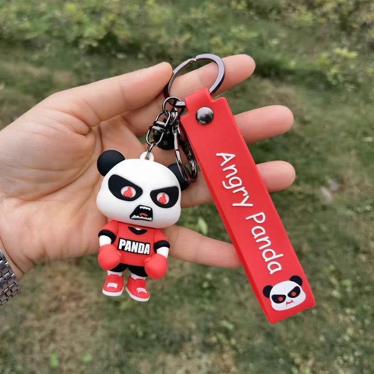 Bracelet pour clés de panda, bracelet pour sac à main