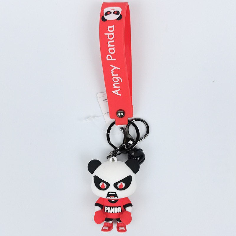 Bracelet pour clés de panda, bracelet pour sac à main