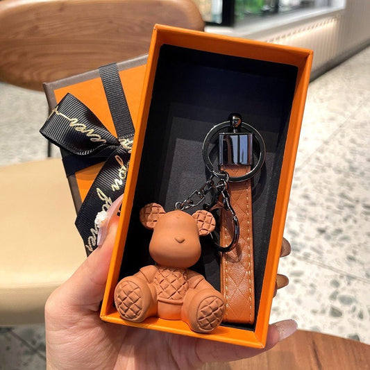 Keychain bear brown