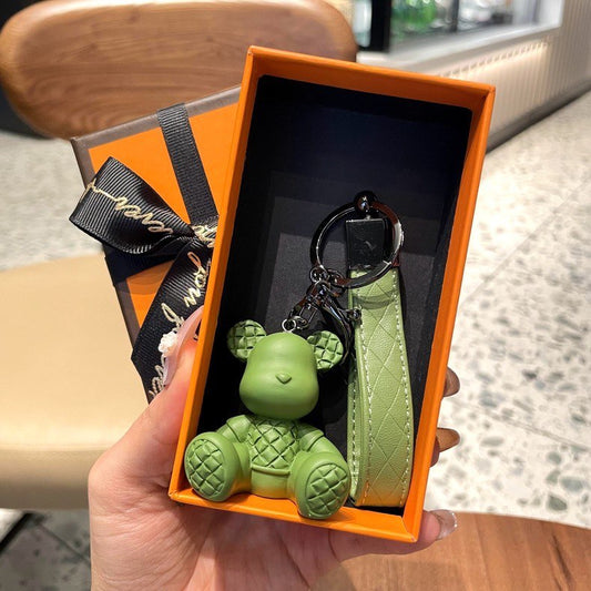 Keychain bear green