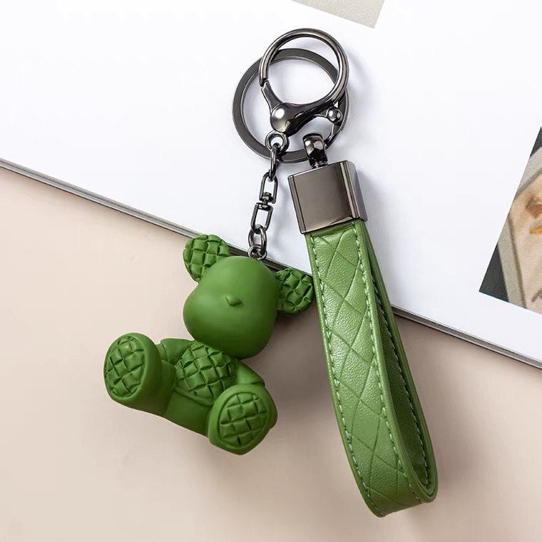 Keychain bear green