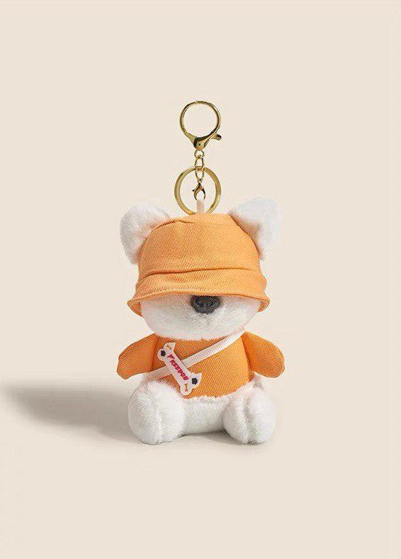 Keychain soft bear orange