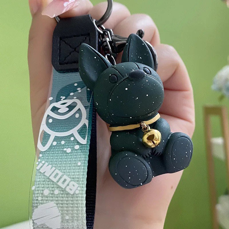 Keychain Bulldog green