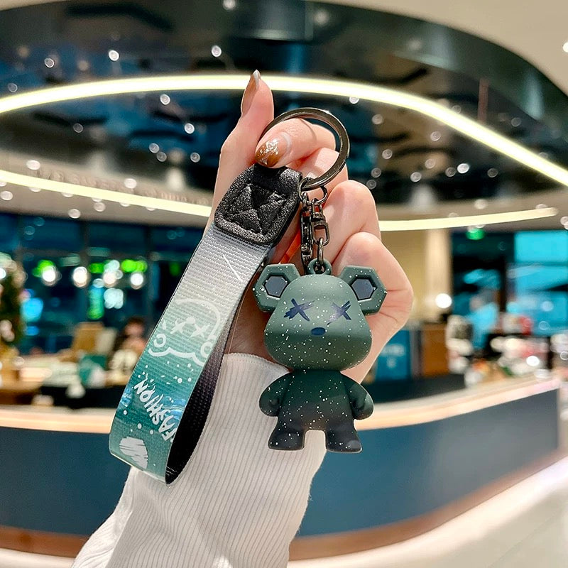 Keychain bear green