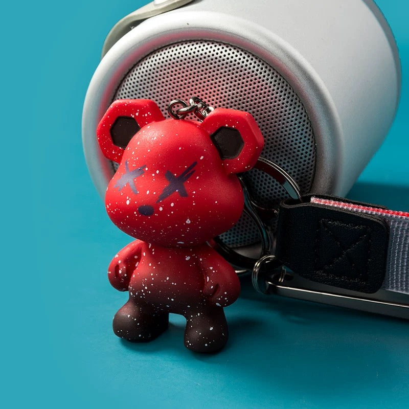 Keychain bear red