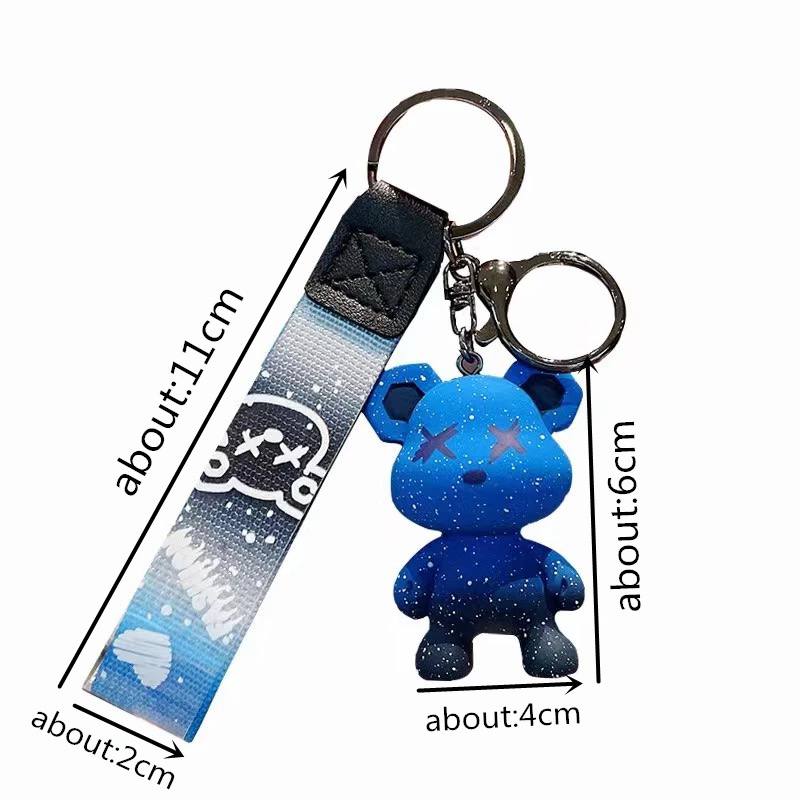 Keychain bear blue