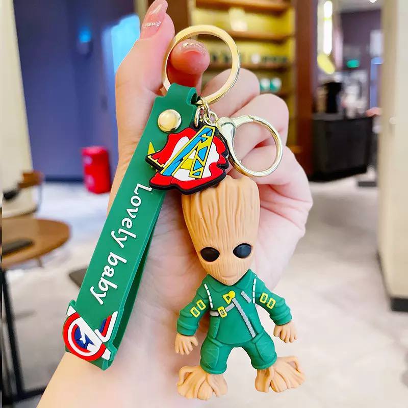 Keychain Groot green