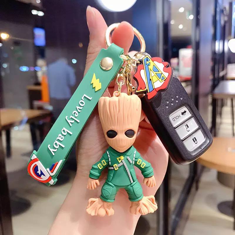 Keychain Groot green