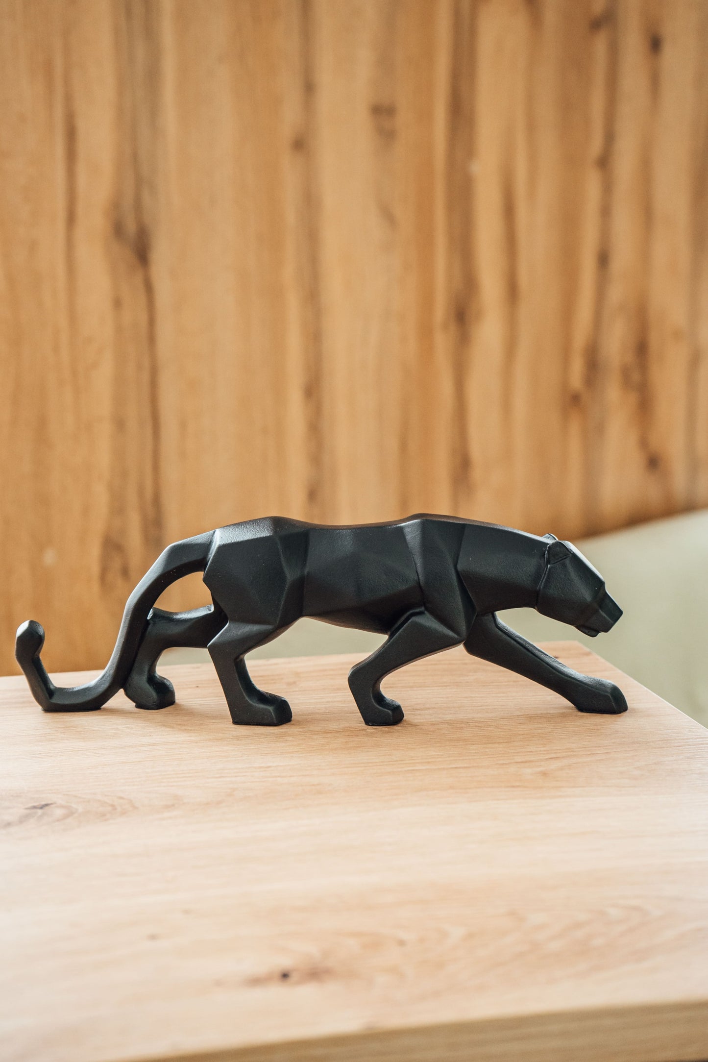 Statue Pantera Chorna 26 cm. Фігурка пантери для интер'єру