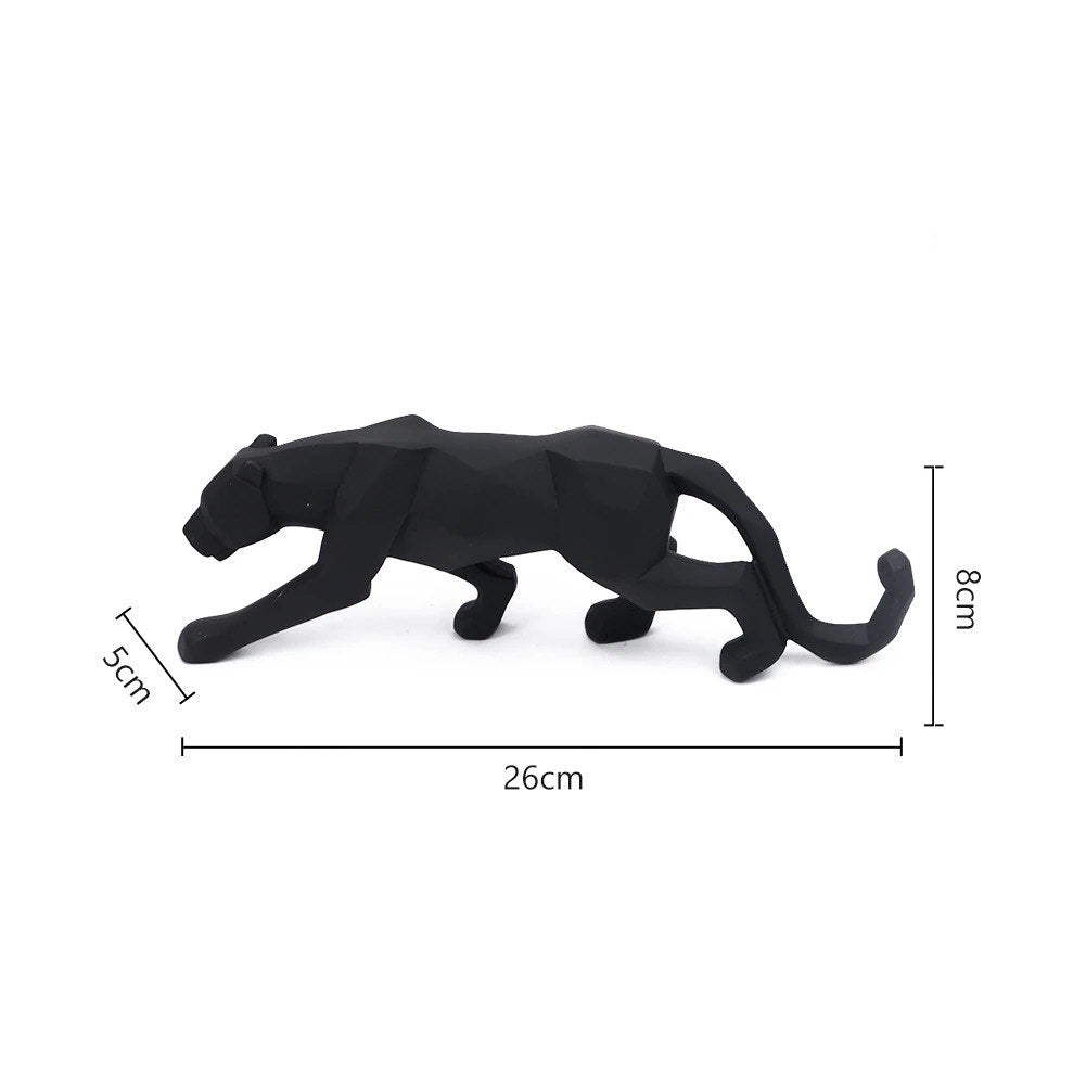 Statue Pantera Chorna 26 cm. Фігурка пантери для интер'єру