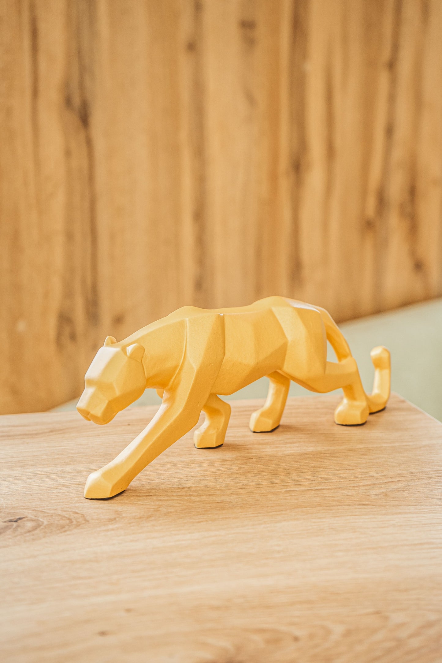 Statue Pantera Zolota 26 cm. Фігурка пантери для интер'єру