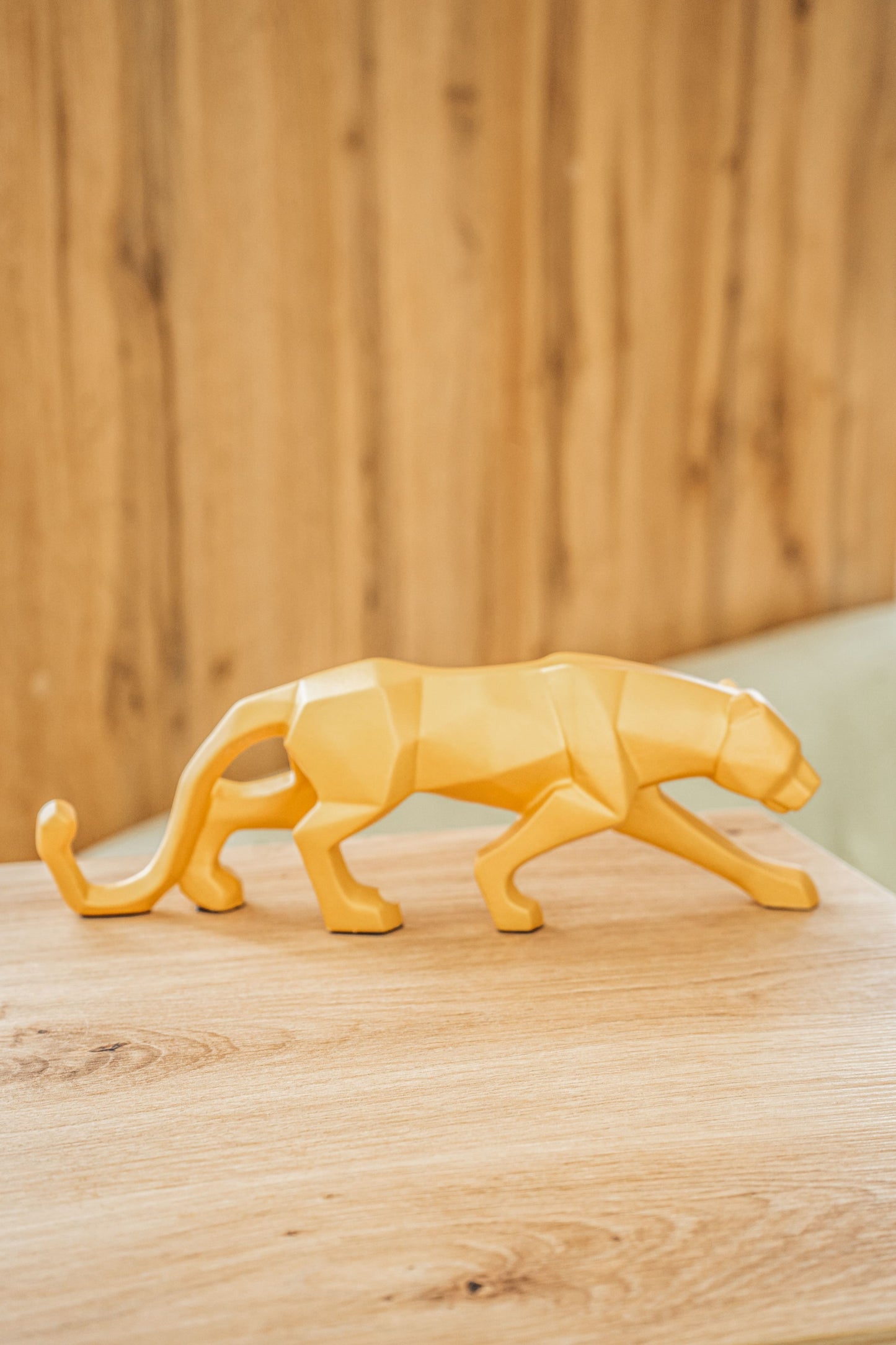 Statue Pantera Zolota 26 cm. Фігурка пантери для интер'єру
