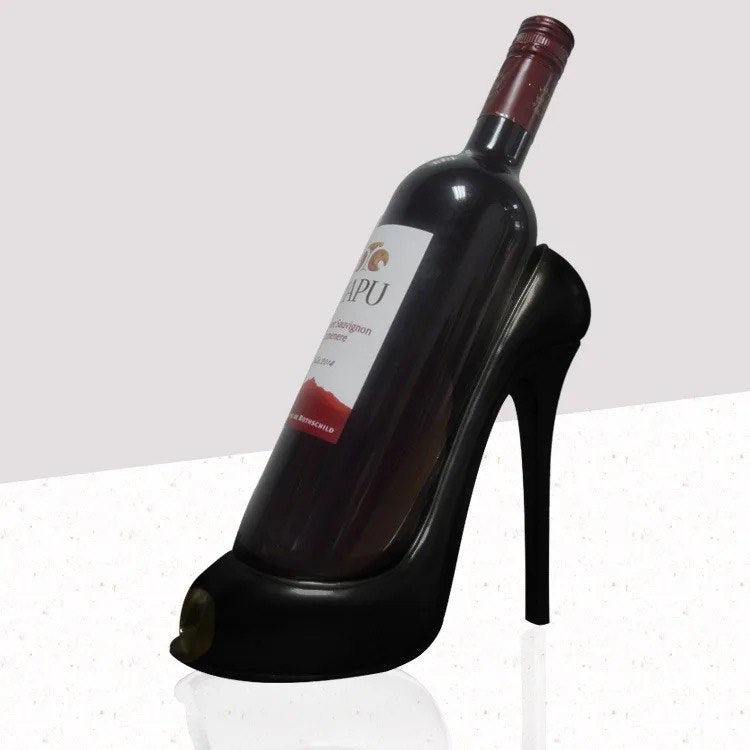 Підставка для пляшки туфель чорний. Style de vin