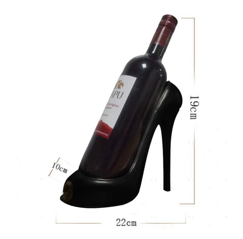 Підставка для пляшки туфель чорний. Style de vin