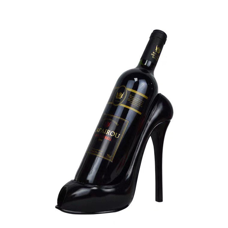 Підставка для пляшки туфель чорний. Style de vin