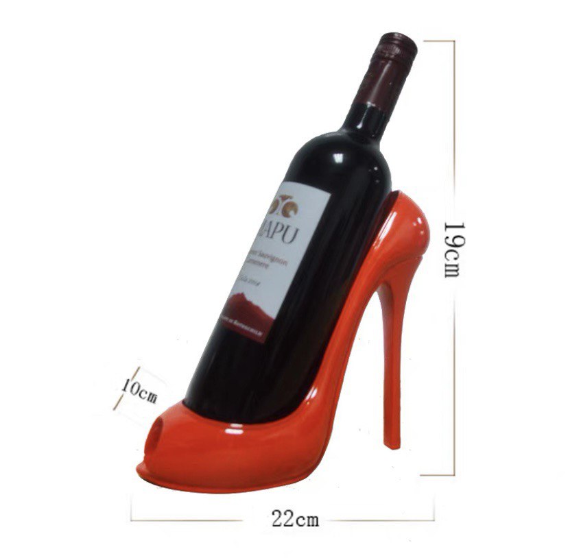 Підставка для пляшки туфель червоний. Style de vin