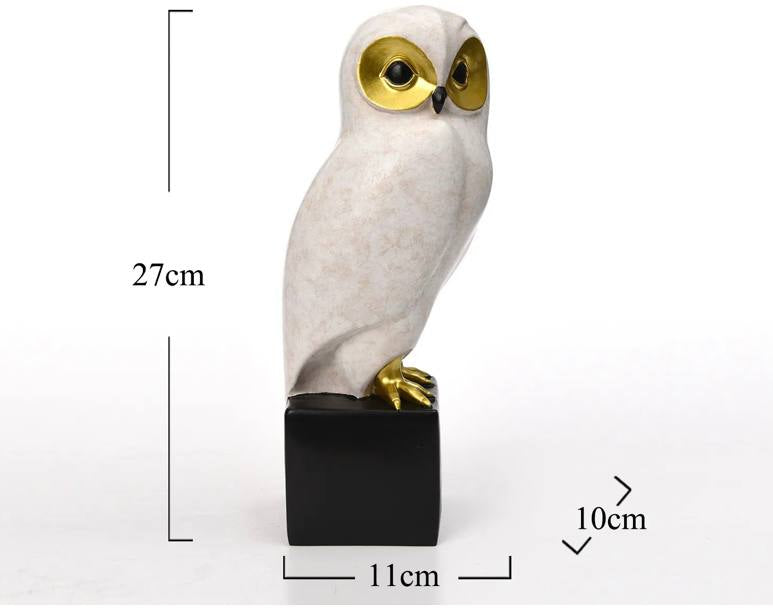 White owl figurine
