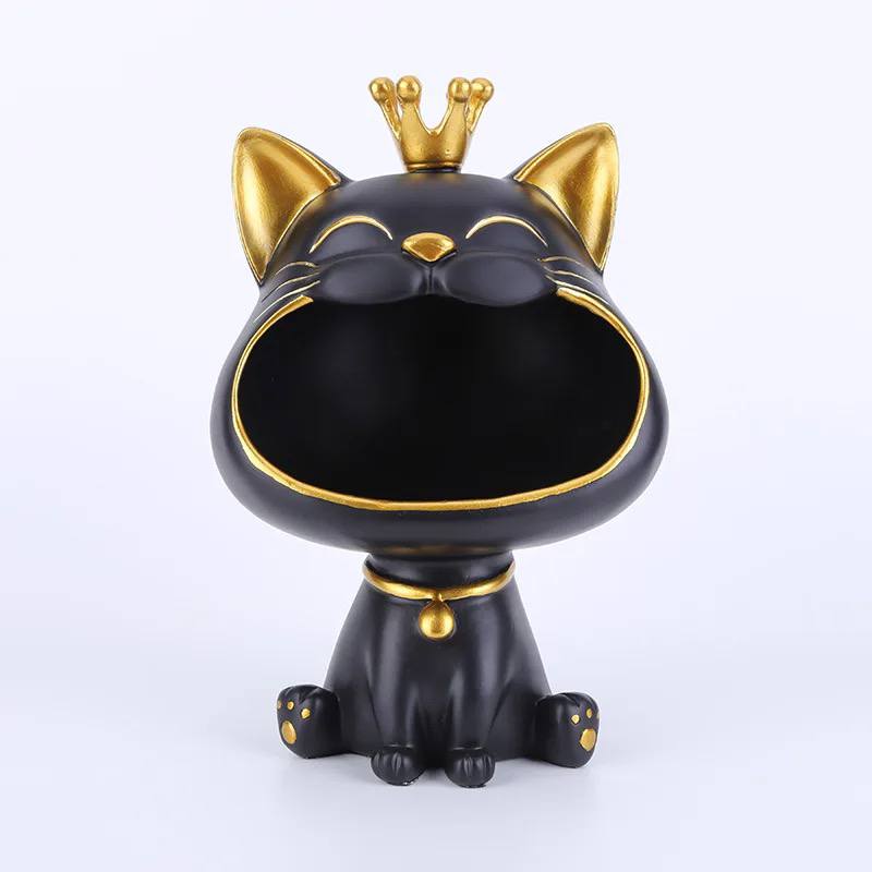 Black cat figurine