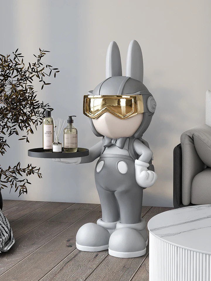 Coffee table cool rabbit gray 85 cm