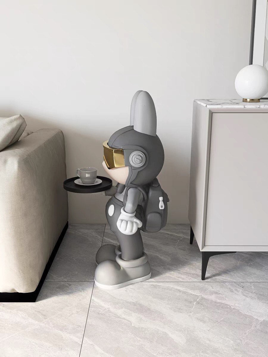 Coffee table cool rabbit gray 85 cm