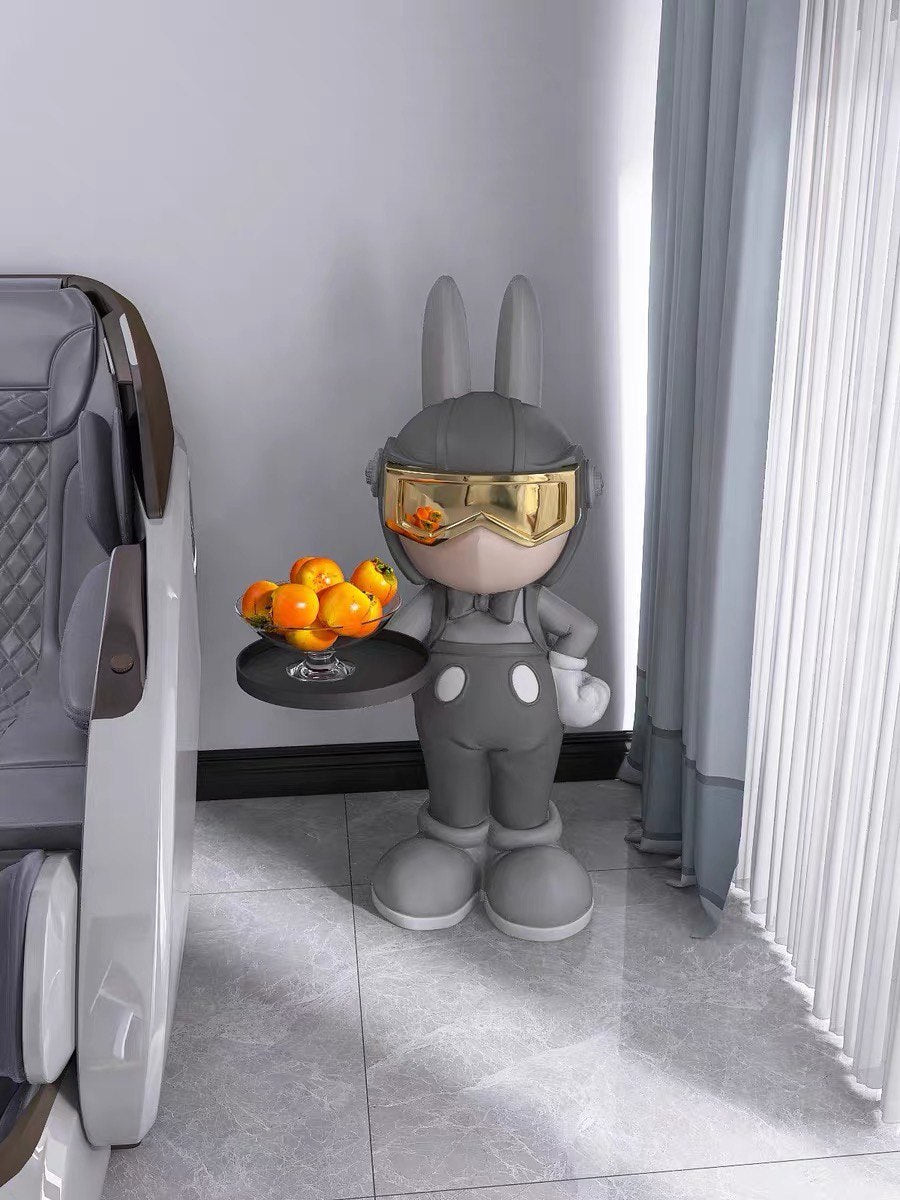 Coffee table cool rabbit gray 85 cm