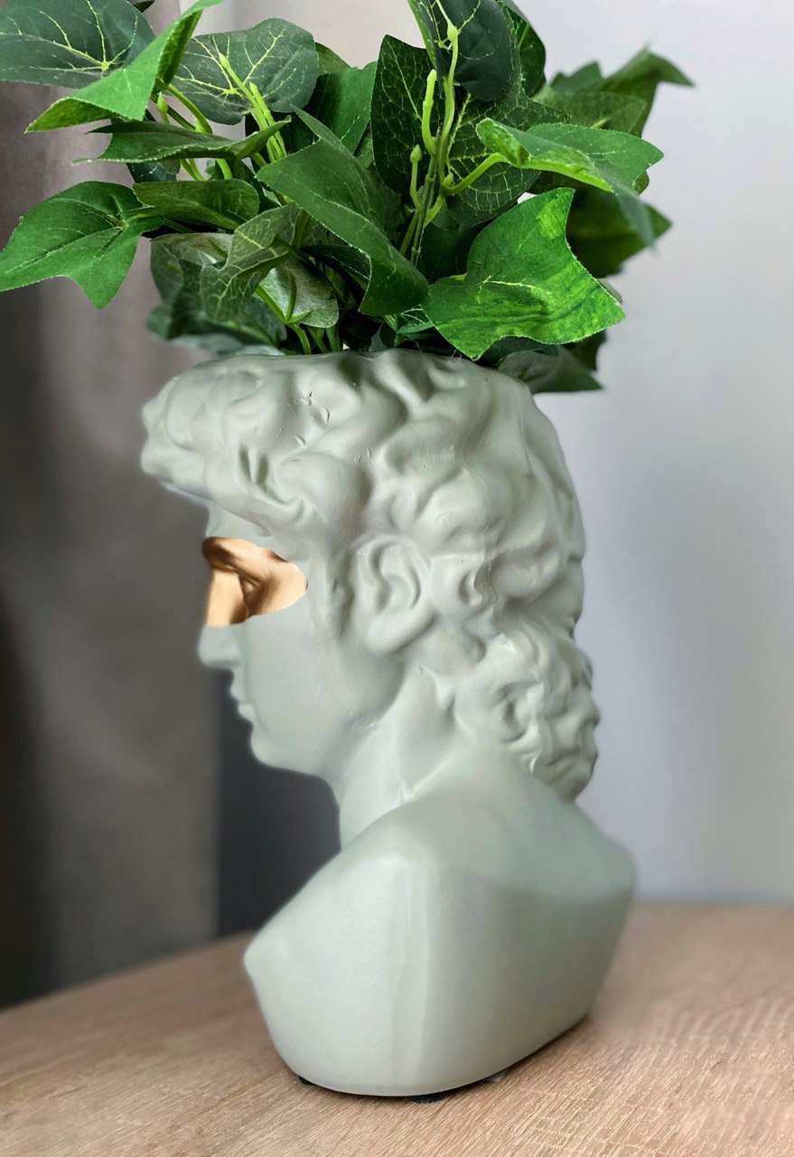 Ceramic vase bust David gray 24 cm