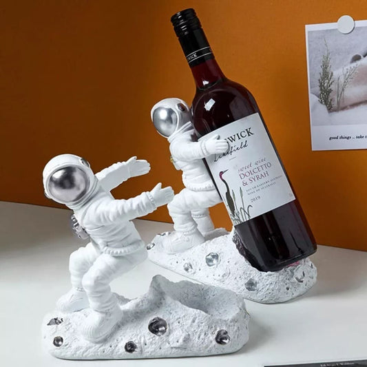 Bottle holder astronaut silver