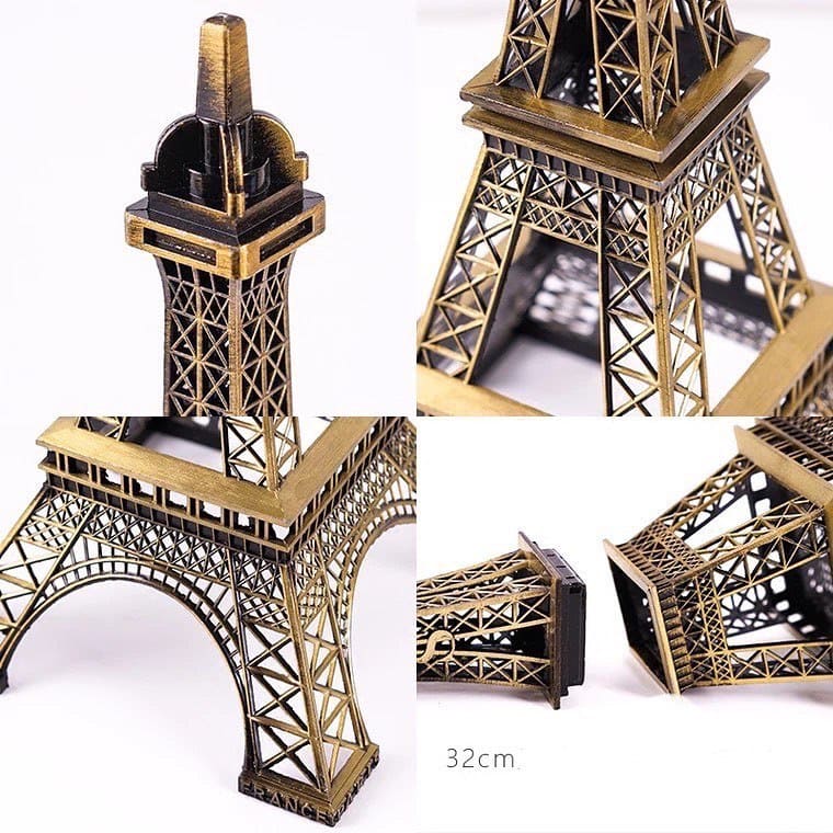 La statue à miroir mesure 32 cm. Figurine décorative pour l'intérieur de Paris