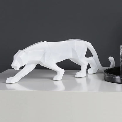 La statue du Pantera mesure 48 cm. Фігурка пантери для интер'єру
