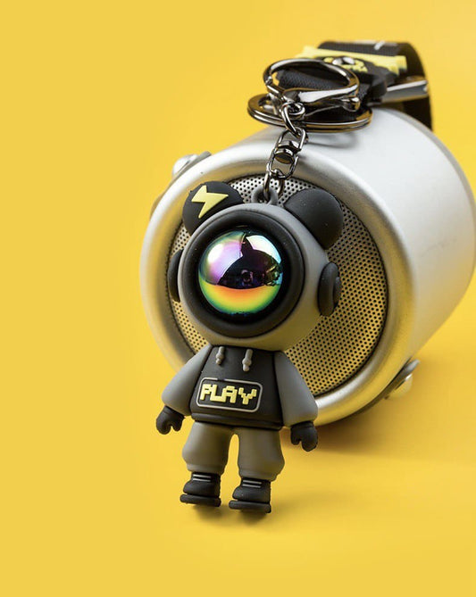 Keychain astronaut black