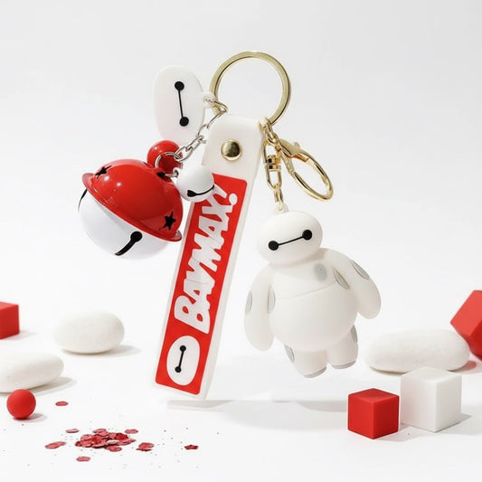 Superhero baymax keychain, Baymax backpack keychain