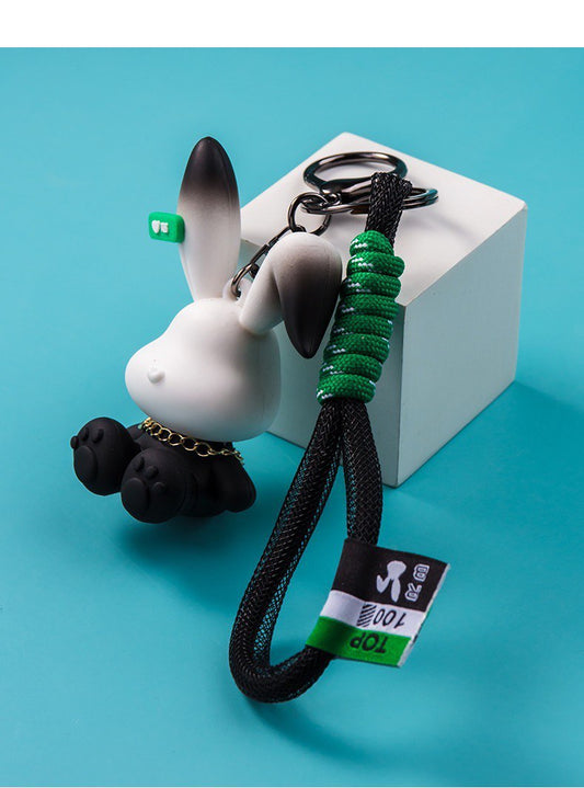 Keychain rabbit black