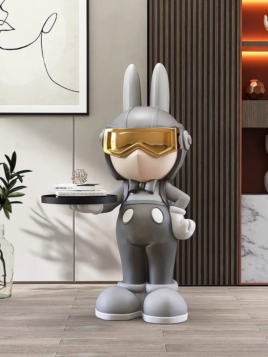 Coffee table cool rabbit gray 85 cm