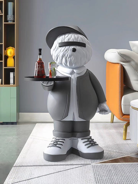 Coffee table dog gray 75 cm