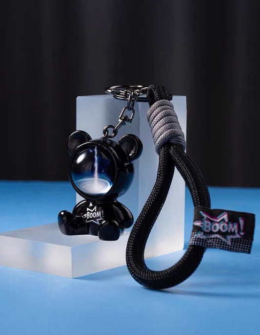 Keychain space bear black