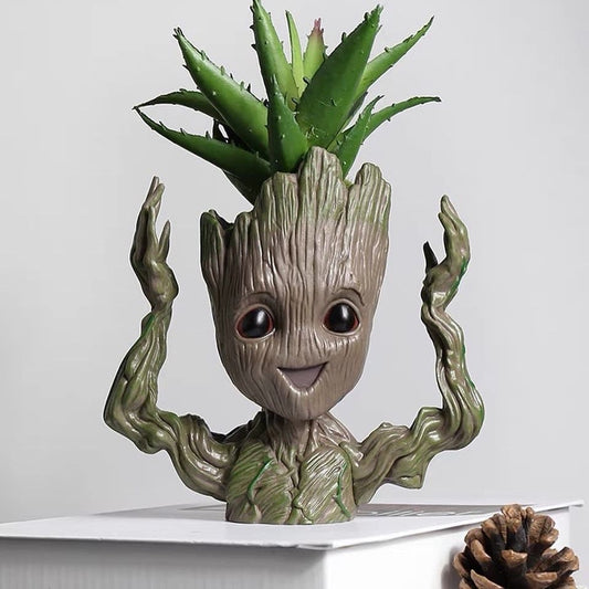 Vase, planter Hand raised up