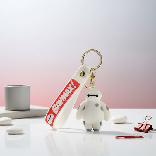 Superhero baymax keychain, Baymax backpack keychain