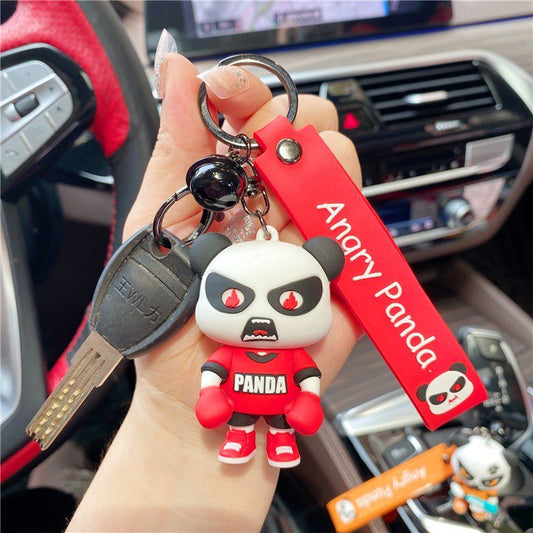 Bracelet pour clés de panda, bracelet pour sac à main