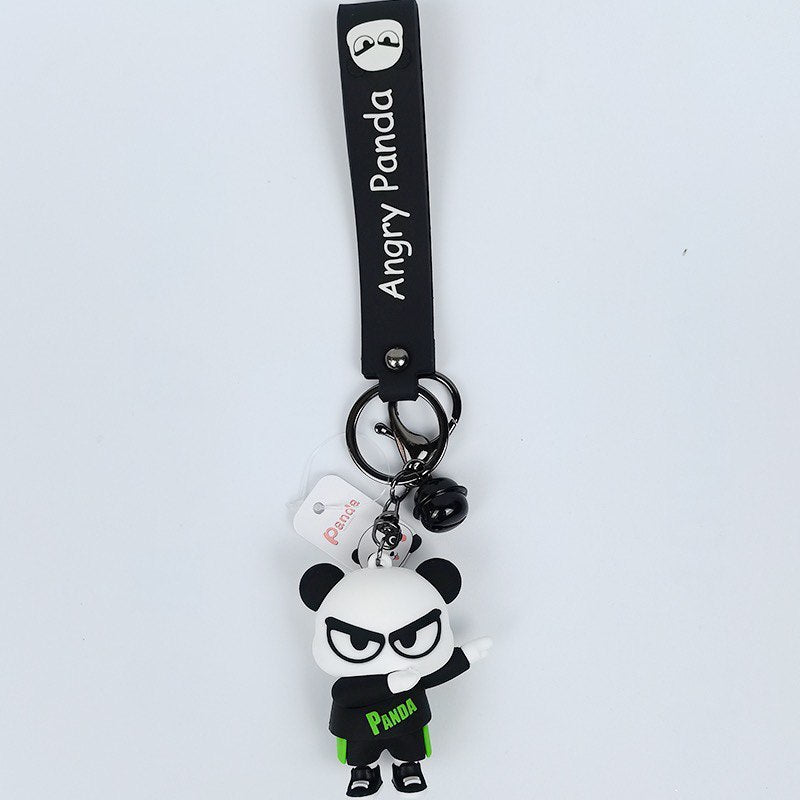 Bracelet pour clés de panda, bracelet pour sac à main
