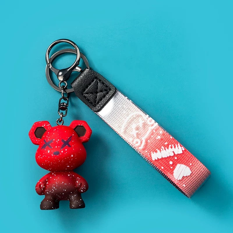 Keychain bear red