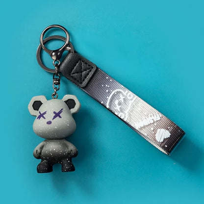 Keychain bear gray