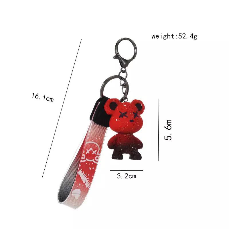 Keychain bear red