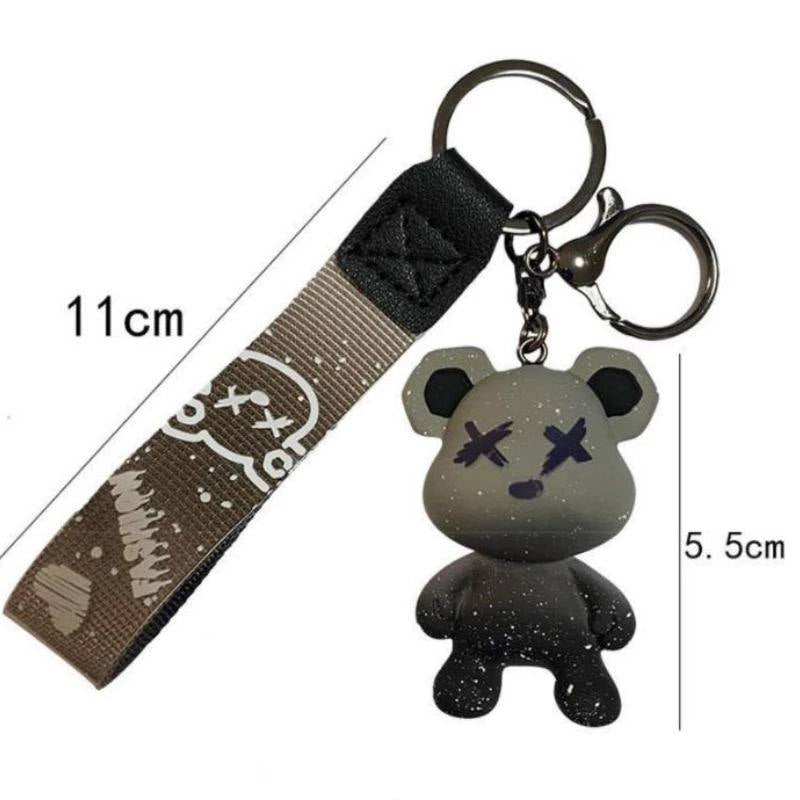 Keychain bear gray