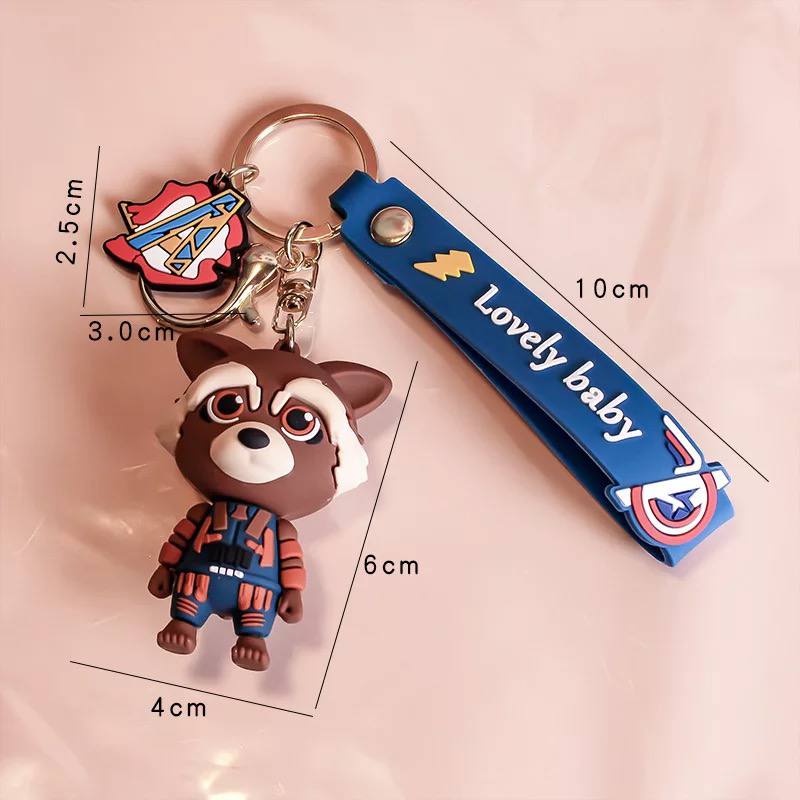 Keychain raccoon Rocket