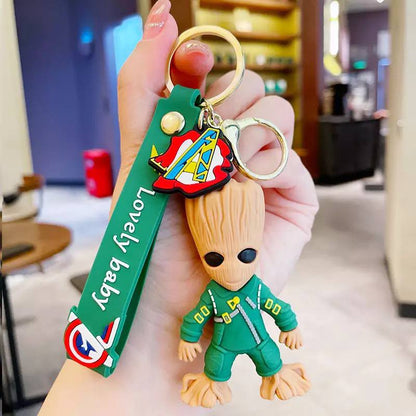 Keychain Groot green