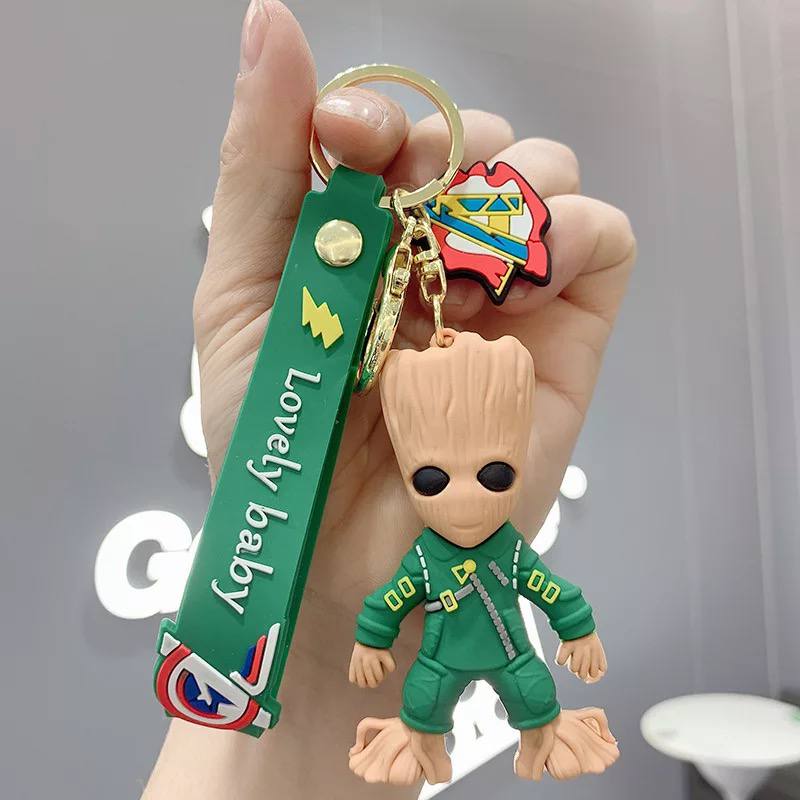 Keychain Groot green