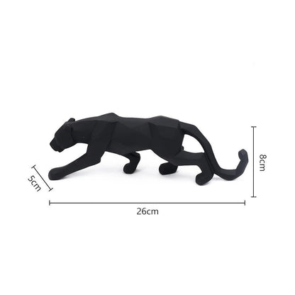 Statue Pantera Chorna 26 cm. Фігурка пантери для интер'єру
