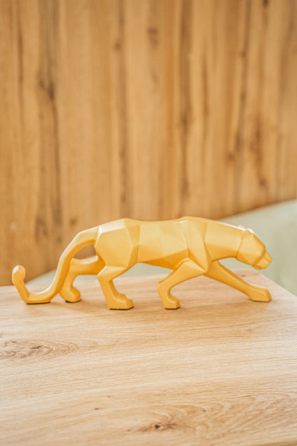 Statue Pantera Zolota 26 cm. Фігурка пантери для интер'єру