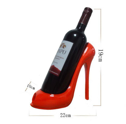 Підставка для пляшки туфель червоний. Style de vin
